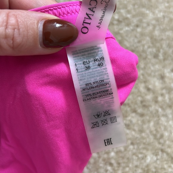 Pink color swimsuit/ top 3B, 75B + bottom 1/36 - Picture 4 of 5